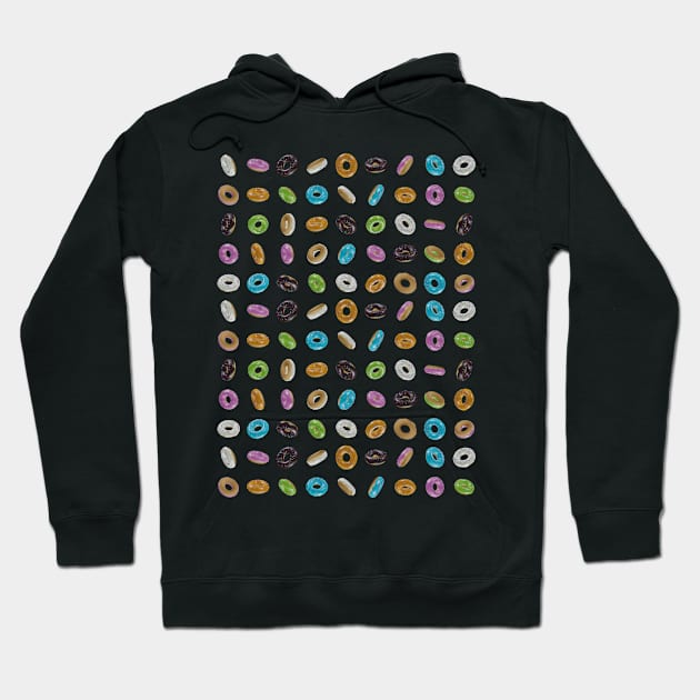 Donuts Hoodie by retroshaper